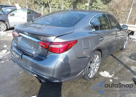 2020 Infiniti Q50 Red Sport 400 z USA, uszkodzony, nr VIN JN1FV7AP6LM630427